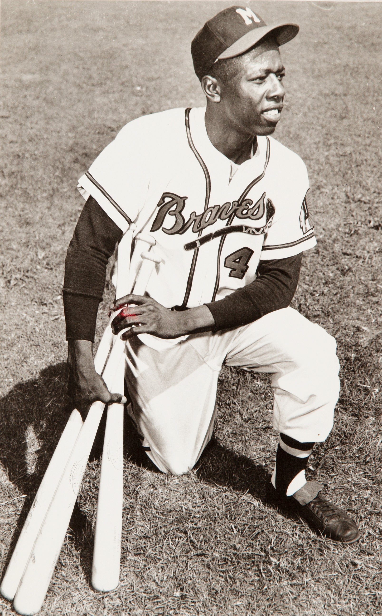 hank aaron 1950 braves